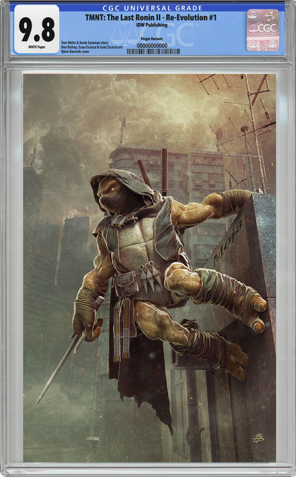 CGC 9.8 TMNT The Last Ronin sold