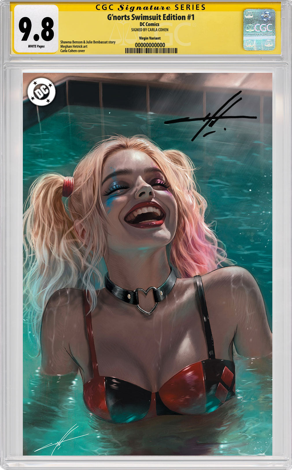 G'nort's Swimsuit Edition CGC 9.8 / Harley Quinn | Carla Cohen