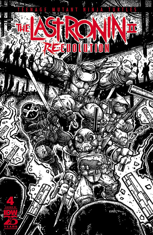 Teenage Mutant Ninja Turtles: The Last Ronin II - Re-Evolution #4 1:100 Kevin Eastman Variant