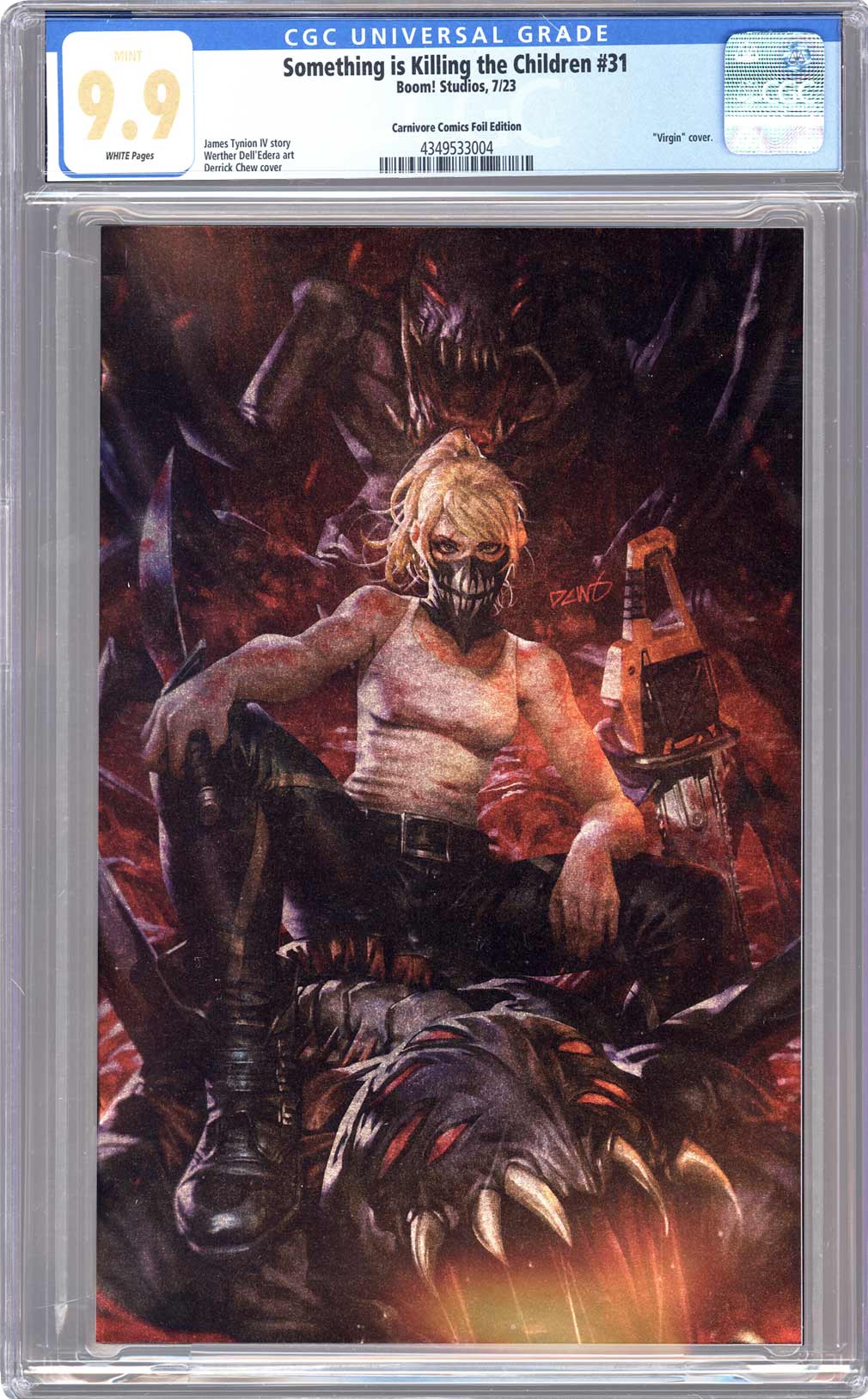 Something is Killing the Children #31 Foil Edition CGC 9.9  - Derrick Chew | Slab of The Day – April 22